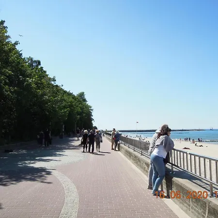 Апартаменти Rodzinny, Sloneczny Apartament W Dzielnicy Uzdrowiskowej, Blisko Plazy Колобжег